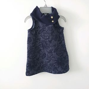 Janie & Jack Blue Floral Print Dress